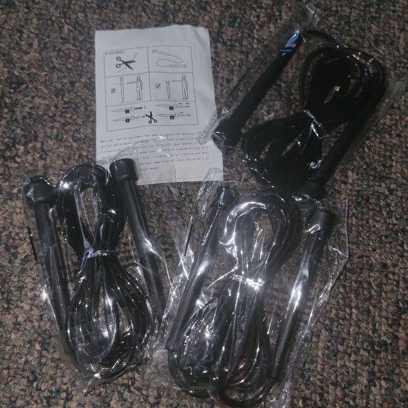 Black Jump Rope Set- 3 Pack - Picture 7 of 7
